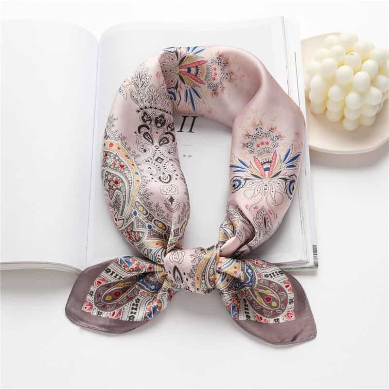 70 Lenço Cor-De-Rosa Para O Cabelo - Galatée