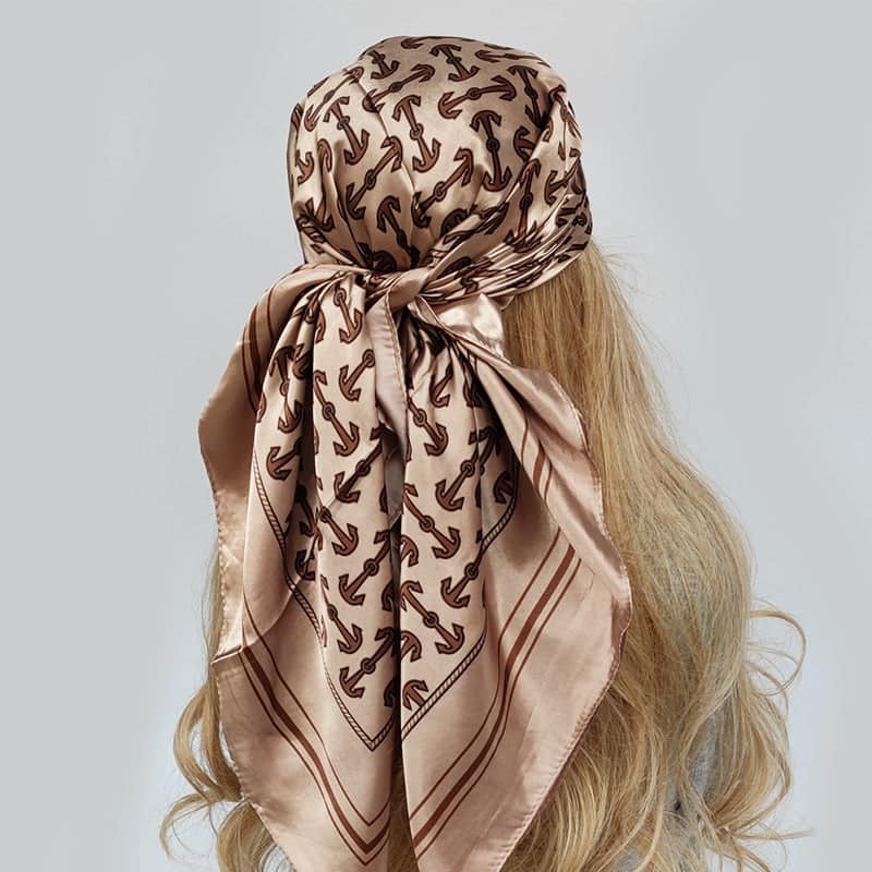 Lenço De Cabelo Feminino Pauline Bronze Designs