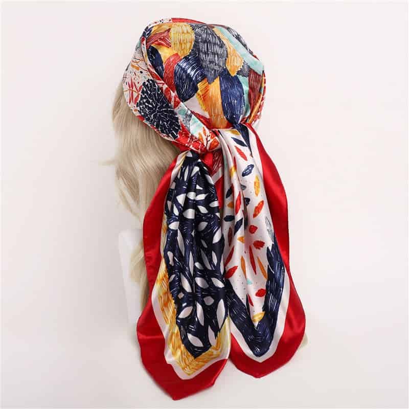 Cachecol Clémence Com Padrão Multicolorido Para Mulher