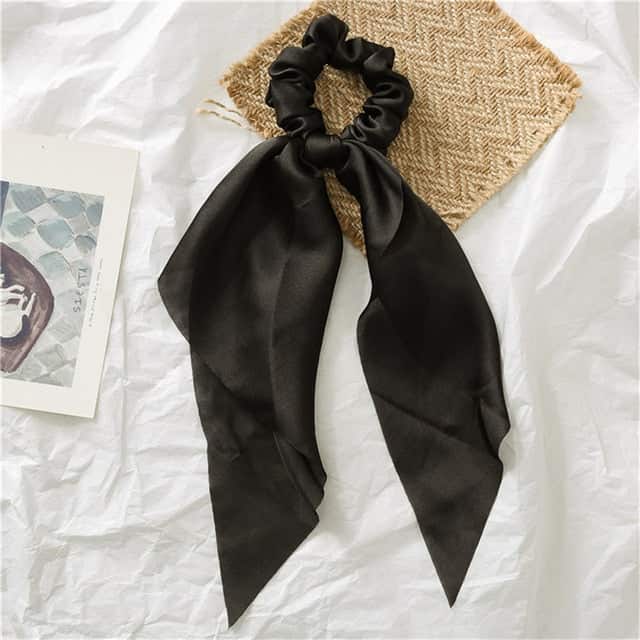 Cachecol Chouchou Preto Liso