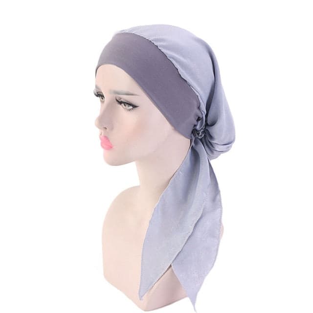 Margaux Lenço Quimio Fashion Para Mulher Liso Roxo