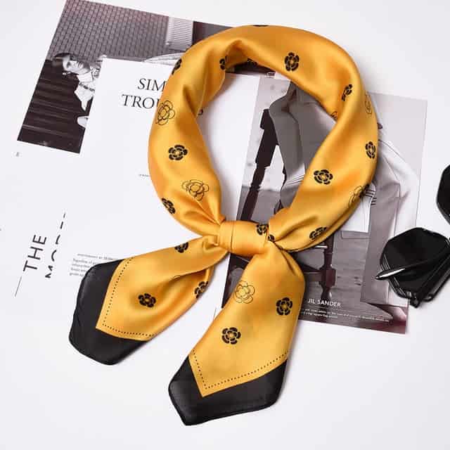 Lenço Para O Cabelo 70 Amarelo - Ilhó