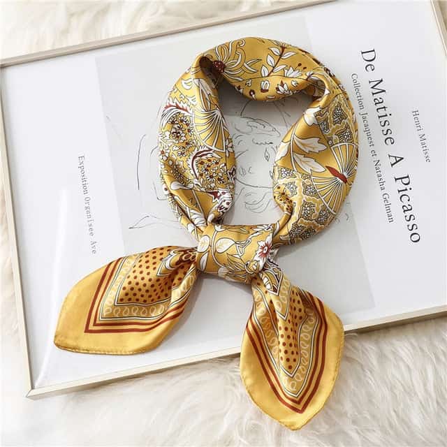 Lenço Para O Cabelo 70 Amarelo - Provençal