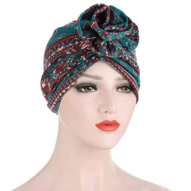 Lenço De Turbante De Quimioterapia Verde - Prestine