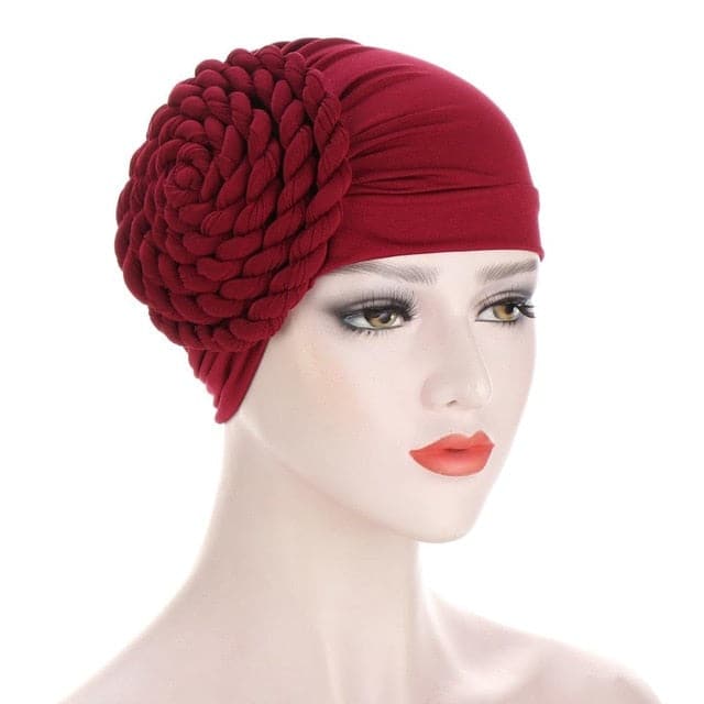 Cachecol Vermelho Para Quimioterapia - Liso