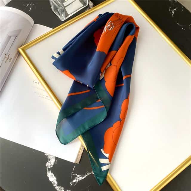 Lenço Para O Cabelo 70 Azul - Orléanne
