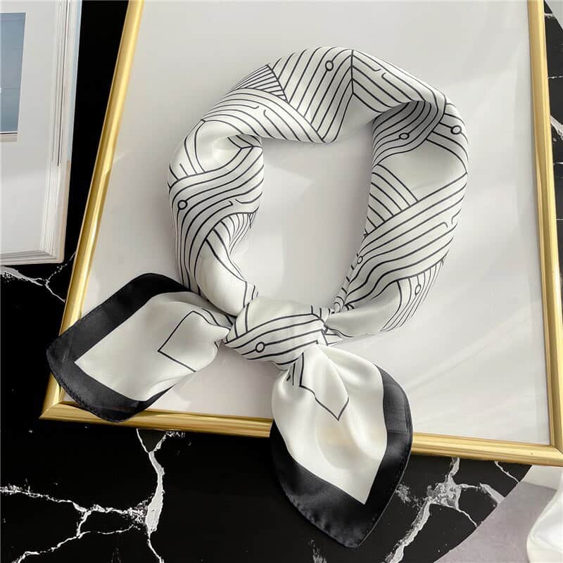 Lenço Para O Cabelo 70 Branco - Liliette