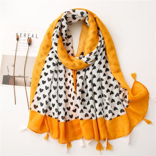 Cachecol 180 Amarelo Para Mulher - Lotta
