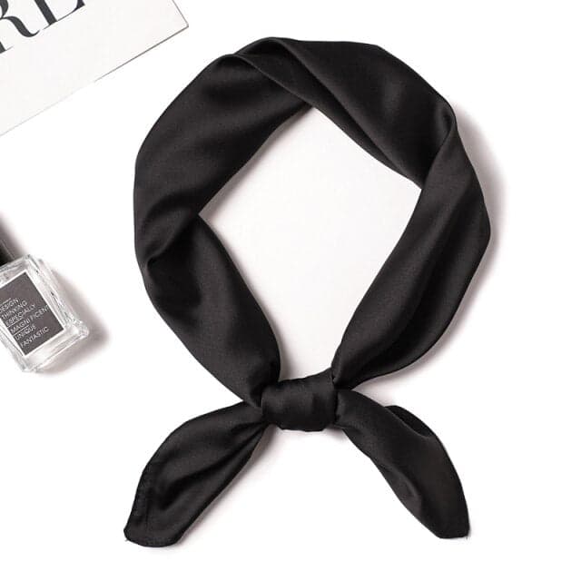 Lenço Para O Cabelo 50 Preto - Liso