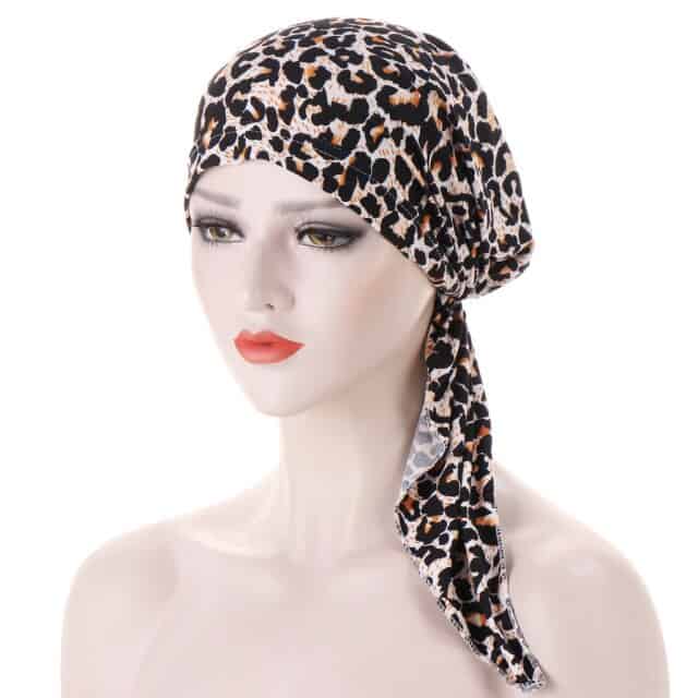 Cachecol Longo De Leopardo Para Quimioterapia Laura