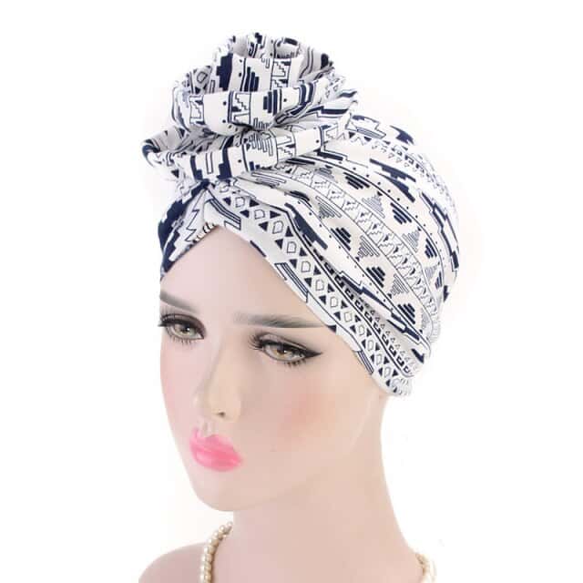 Lenço De Turbante Branco - Evremonde