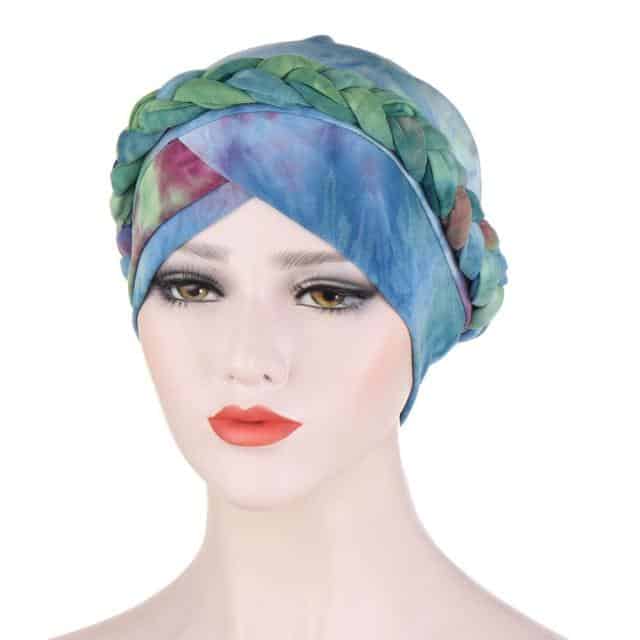 Lenço De Turbante Verde Para Quimioterapia - Norianne