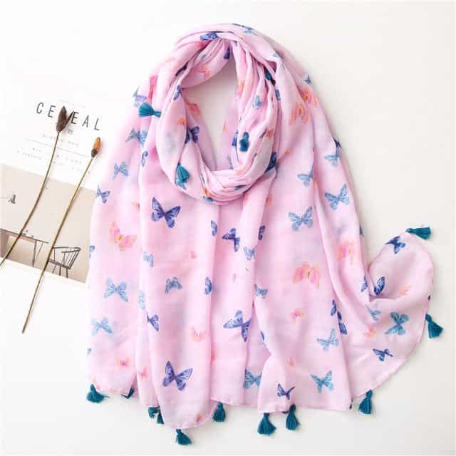 Cachecol 180 Rosa Para Mulher - Ulla