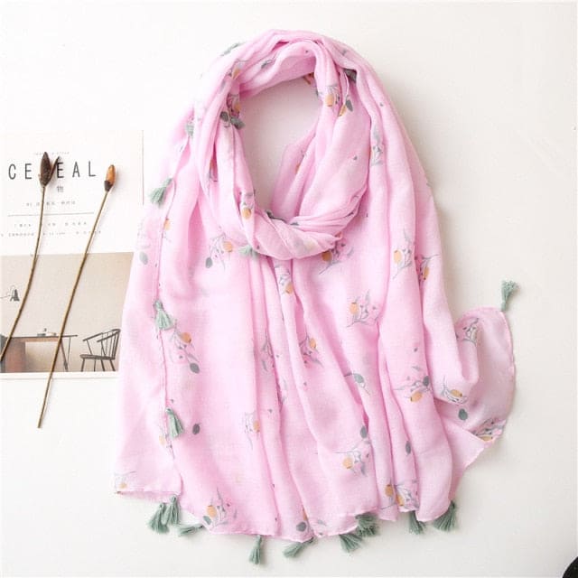 Cachecol 180 Rosa Para Mulher - Nea