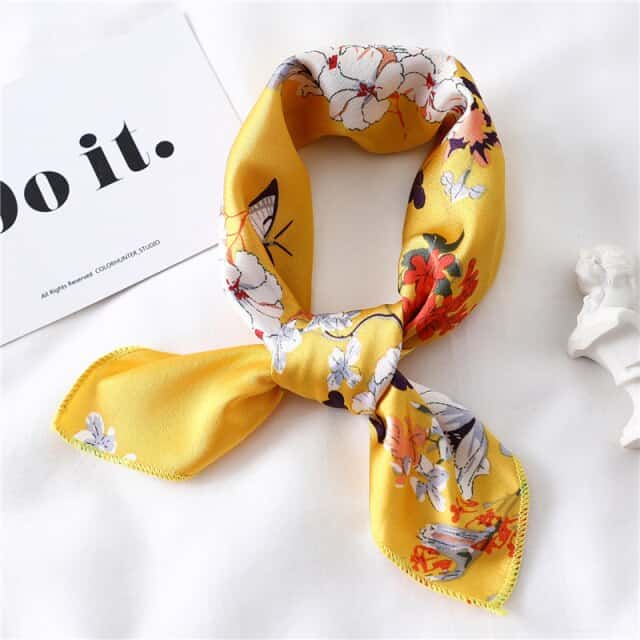 Lenço Para O Cabelo 50 Amarelo - Primavera