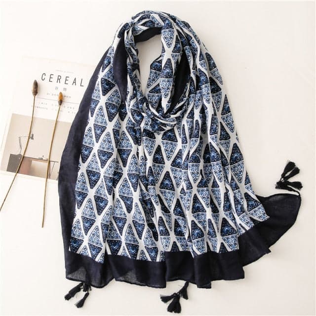 Cachecol Azul 180 Para Mulher - Dalia
