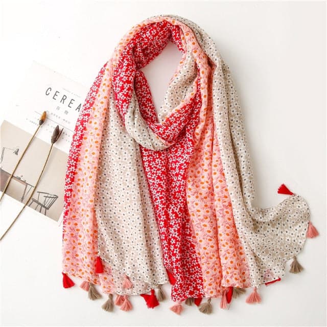 Cachecol Para Senhora 180 Vermelho - Sofy Liberty