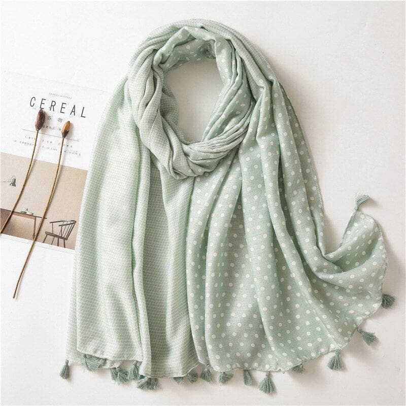 Cachecol 180 Verde Para Senhora - Ellinor