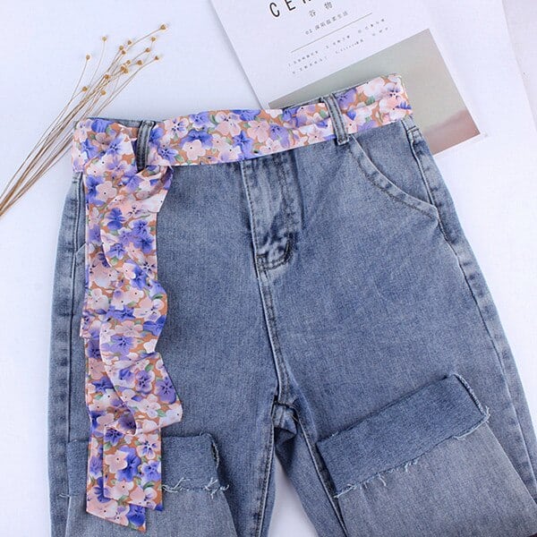 Cinto Com Lenço Hippie Floral